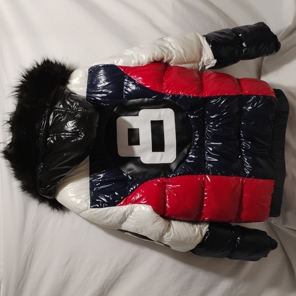 SALE! Awaknd Land All Season Weather Collection 8 Ball Puffer Coat Sz.M - Picture 8 of 16